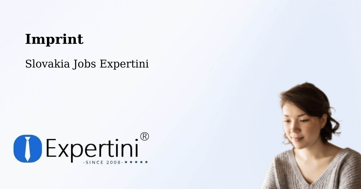 Imprint – Topoľčany - Slovakia Jobs Expertini